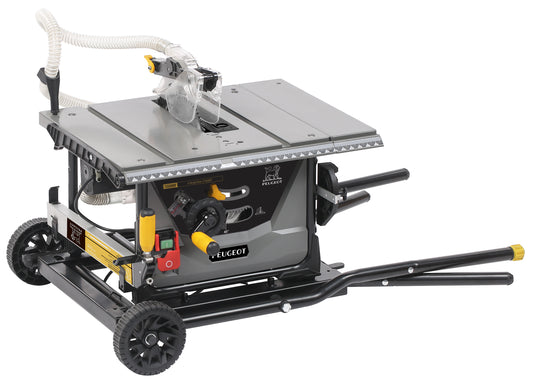 Peugeot Bord-Sirkelsag med hjul & integrert støvsuger