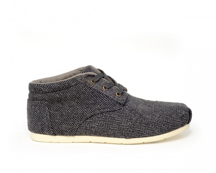 Håndlaget Støvler i Tweed - Made in France