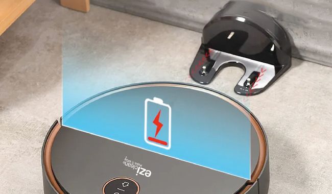 Eziclean Aqua iMAP A50, Robotstøvsuger med mopp