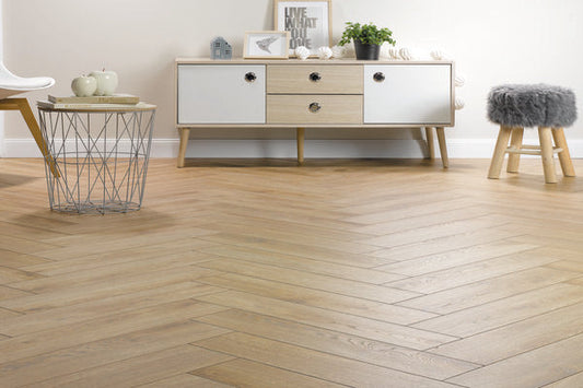 Praline Fiskeben laminatgulv med klikksystem