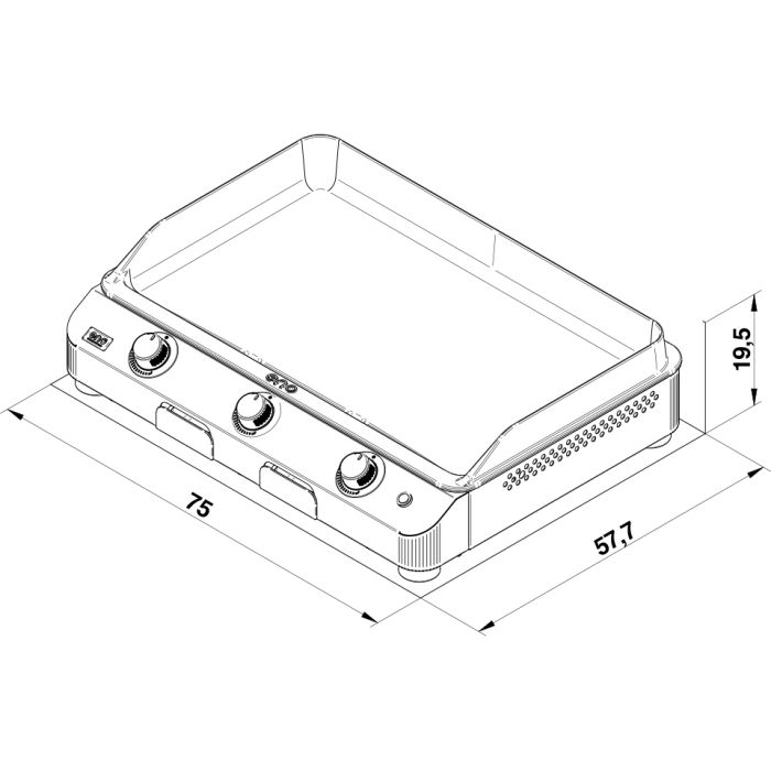 Fusion X Plancha Gassgrill