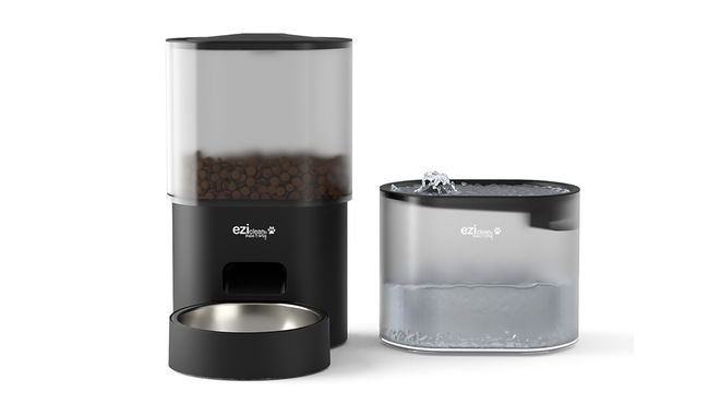 Automatisk Fôr Dispenser & Drikkefontene for Katt & Små Hund, Nutribot Connect C4