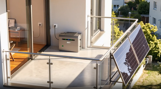 Solcellebatteri med Hybrid Inverter (3,6 kWh / 2000W PV)