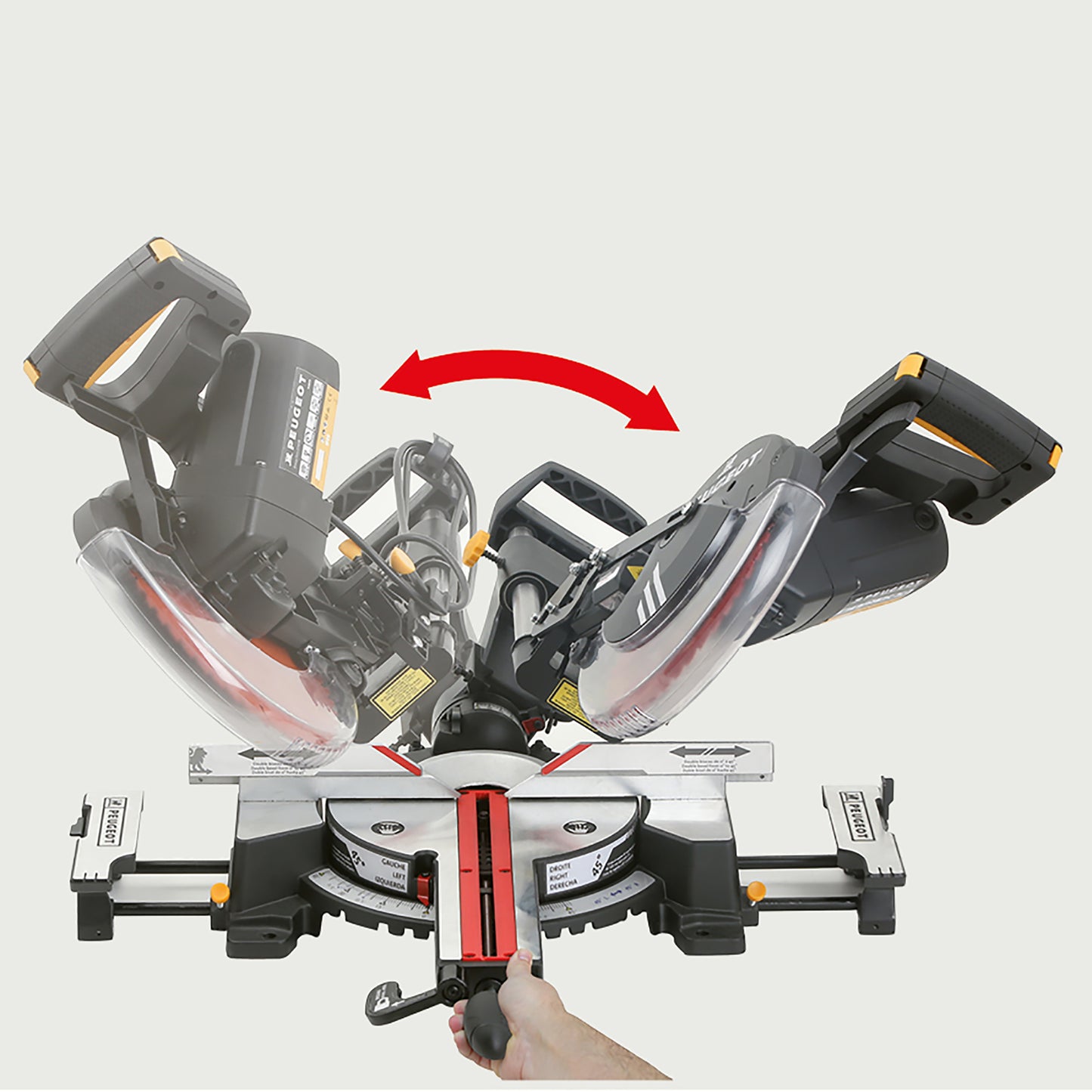 Peugeot Kapp- & Gjærsag 1600W, 254mm