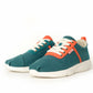 Håndlaget Sneakers Orange Vert - Made in France