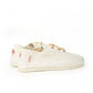 Håndlaget Blanc Espadrilles med snøring - Made in France
