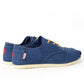 Håndlaget Espadrilles Bleu Marine med snøring - Made in France