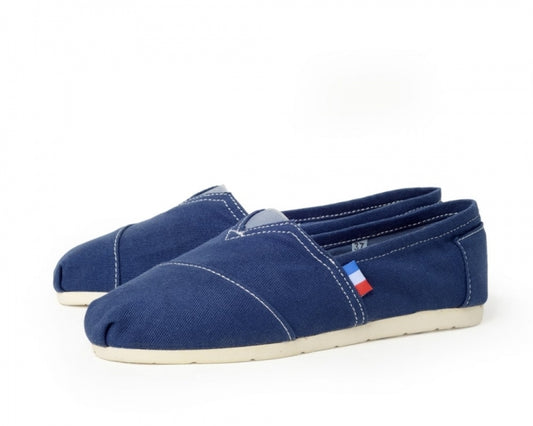 Håndlaget Espadrilles Marineblå - Made in France