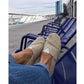 Håndlaget Espadrilles Compensée Beige- Made in France