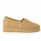 Håndlaget Espadrilles Compensée Beige- Made in France