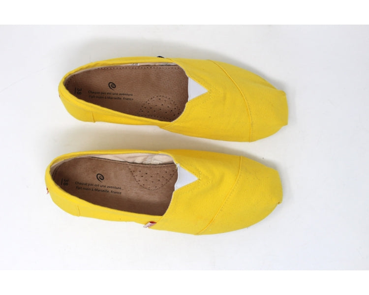 Håndlaget Espadrilles Jaune - Made in France