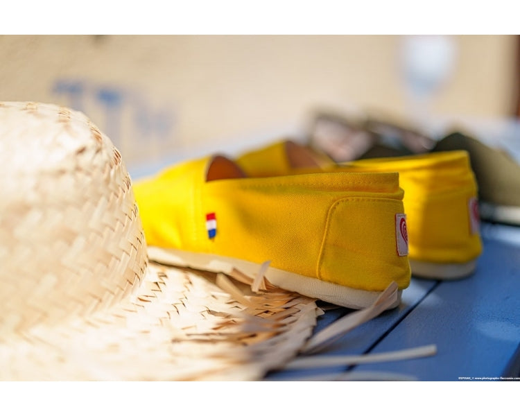 Håndlaget Espadrilles Jaune - Made in France