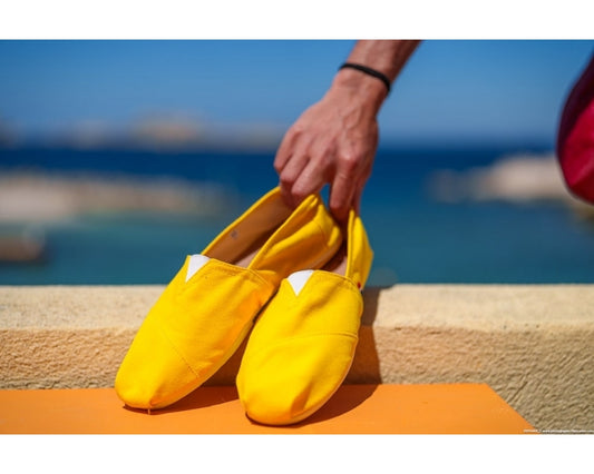 Håndlaget Espadrilles Jaune - Made in France