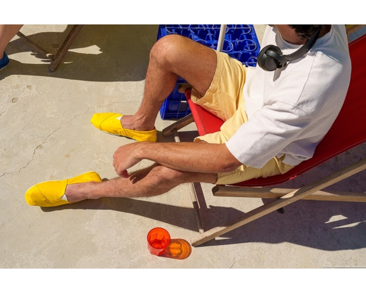 Håndlaget Espadrilles Jaune - Made in France