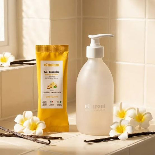 Vanilje dusjsåpe Discovery Kit ( 1 flaske + 1 refill)