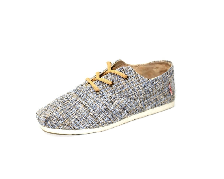 Håndlaget Chinée Espadrilles med snøring - Made in France
