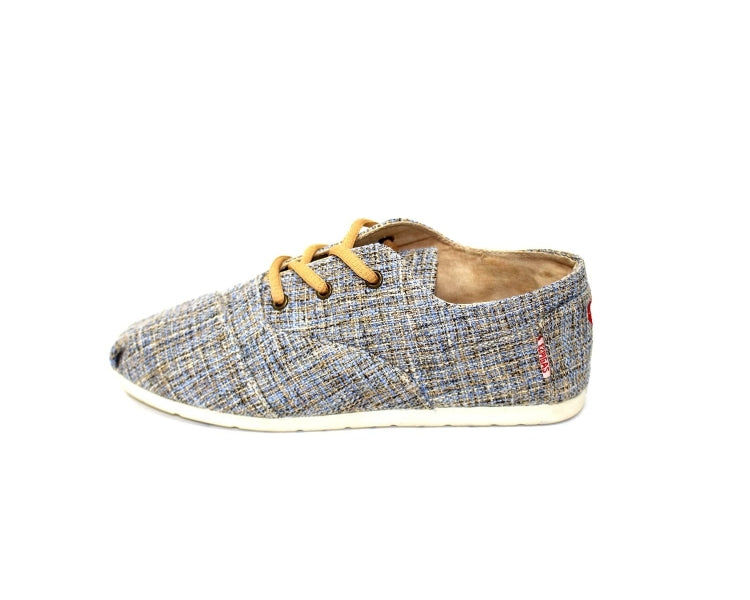 Håndlaget Chinée Espadrilles med snøring - Made in France