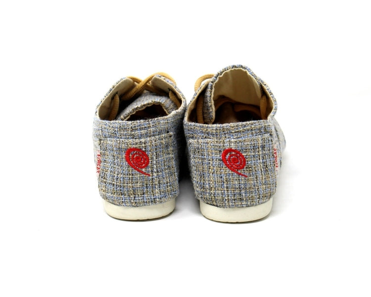 Håndlaget Chinée Espadrilles med snøring - Made in France