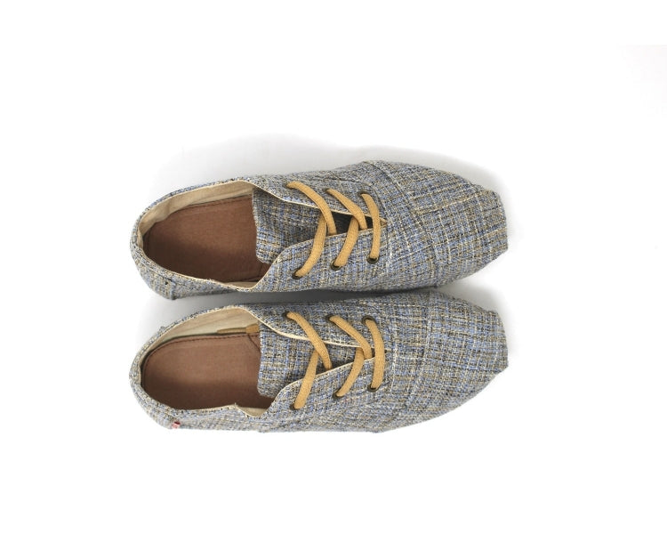 Håndlaget Chinée Espadrilles med snøring - Made in France