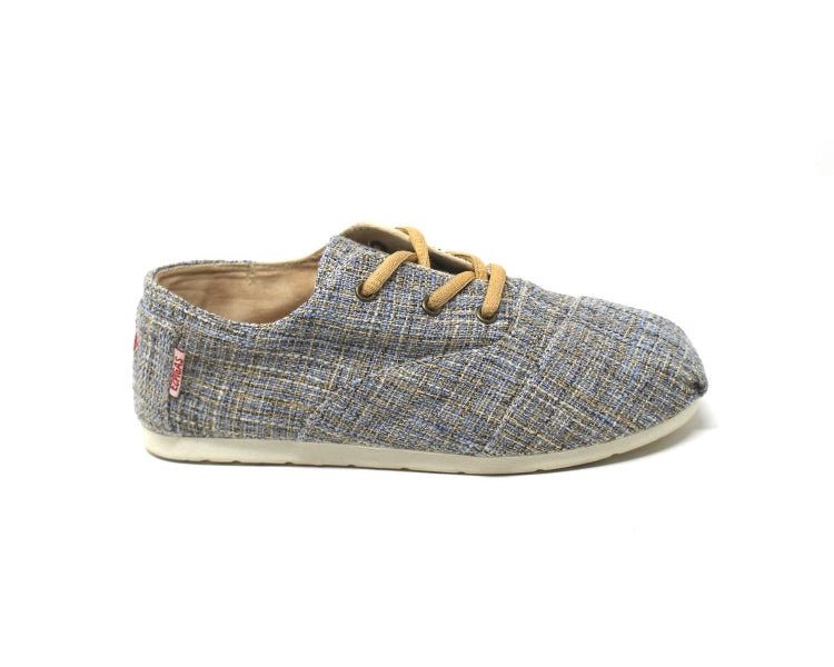 Håndlaget Chinée Espadrilles med snøring - Made in France