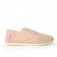 Håndlaget Marinière Beige Espadrilles med snøring - Made in France